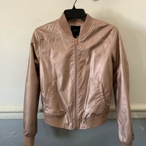 Rose gold shiny jacket